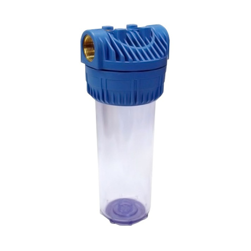 Корпус для ХВС 10 SL , подключение 1" ,прозрачный,копия Aqua FP-3,ключ,скоба 90052 ГЕЙЗЕР FH017 1"