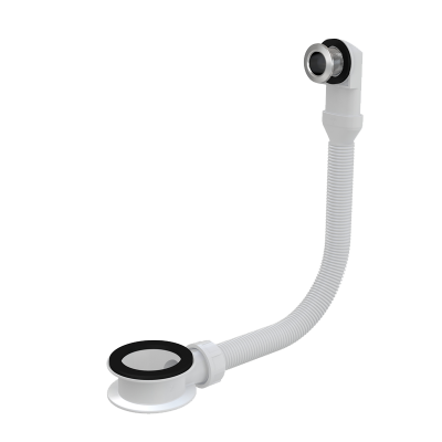 Слив перелив для умывальника, белый  ALCAPLAST A328CR