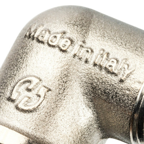 Фитинг   STOUT Угол 3/8  SFT-0012-000038 внутренняя-наружная резьба латунь никелированный