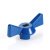 Ручка VALTEC для крана 1/2" синяя (бабочка) VT.220.B.0