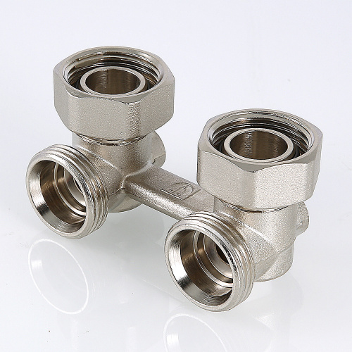 Узел для нижнего подключения  радиатора мультифлекс VALTEC угловой