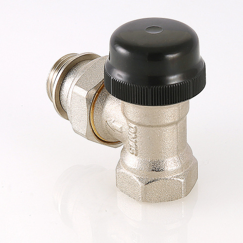 Клапан термостатический для радиатора угловой с преднастройкой (KV 0,1-0,6) 3/4"