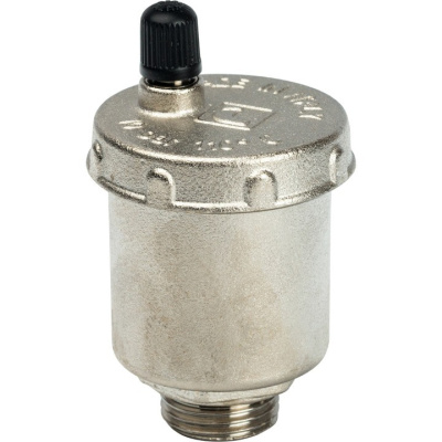 Воздухоотводчик автоматический вертикальный 1/2" Резьба наружная   SVS-0011-000015 STOUT