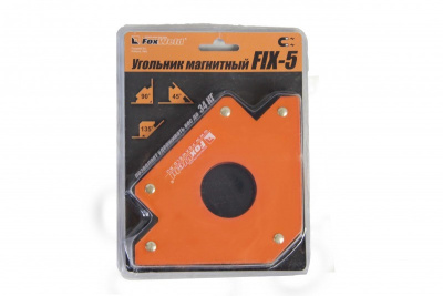 Угольник магнитный FIX-5 (45/90/135 град, до 34 кг) FoxWeld