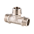 Тройник нар резьба 3/4"               MVI BF.515.05 фитинг (Латунь ЛС-59-2 (CW617N), никелированная)