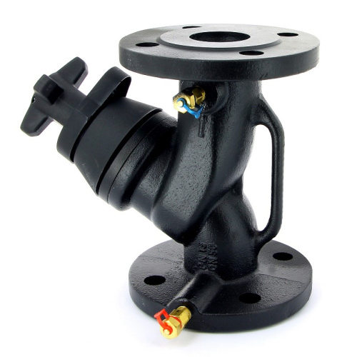 3739B Клапан балансировочный ручной d65/ DN 65 Cimberio фланцевый с двумя измерительными ниппелями