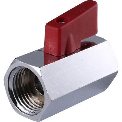 Кран шаровой МИНИ  1/2" резьба внутренняя STOUT SVB-0021-000015