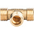 Фитинг  STOUT  Тройник 3/4  SFT-0018-343434 наружная резьба латунь никелированный