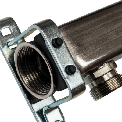 Коллекторный блок STOUT в сборе 1"х 4 вых x 3/4" SMS 0923 000004 нержавеющая сталь