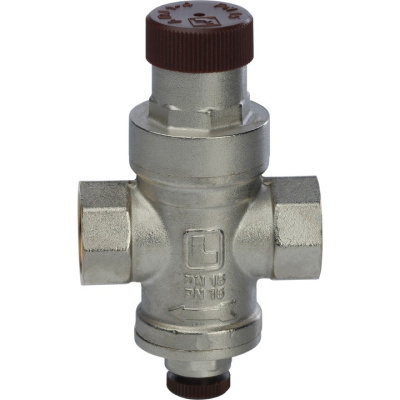 Редуктор давления   1/2 дюйма, поршневой с выходом для манометра 80°C SVS-0010-000015 STOUT