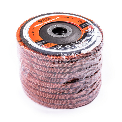 Круг лепестковый для шлифования по нержавеющей стали FTL Everest 29 125 х 22,2 мм P60