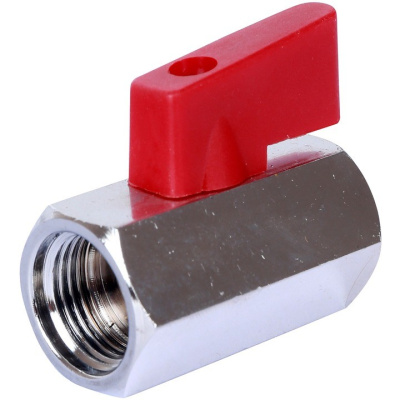 Кран шаровой МИНИ  3/8" резьба внутренняя STOUT SVB-0021-000010