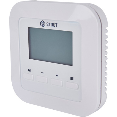 Проводной комнатный регулятор R-9s, белый STE-0101-009005 STOUT