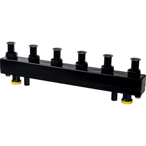 Стальной распр, коллектор 3 отопительных контура DN 25 с гидрав-ким раздел-м SDG-0018-004003 STOUT