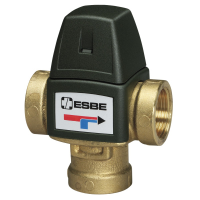 VTA321 термостатический смесительный клапан 1/2 ВР 35-60°C Kvs 1.5 м3/ч  PN 10 ESBE 