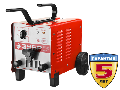 Сварочный трансформатор  ЗУБР 180 А max,60 A min,ПВ - 10%, 9,6кВА,электр. 2 - 4 мм. MMA,ПВ 10%