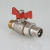 Кран шаровый BASE с полусгоном 3/4" нар.-нар. VALTEC VT.226.N.05