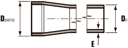 Труба обсадная  ПВХ  DN 225 x 13.0 x 3000 мм Хемкор           