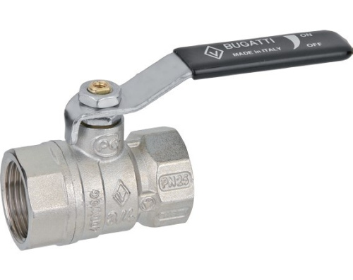 601 Кран шаровый плоская ручка 1'' внутренняя-внутренняя резьба  BUGATTI ARIZONA