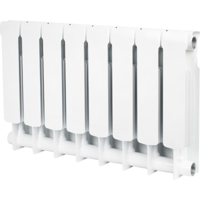 Биметаллический секционный радиатор  STOUT Space 8 секции 350/90 SRB-0310-035008