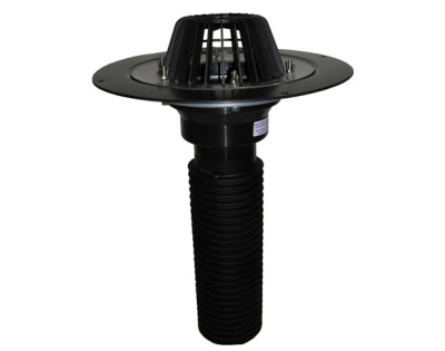 Воронка универсальная HL69/5 для DN160с листвоулов, с фланцем из нержав. с уплотнит кольцами,вертик.