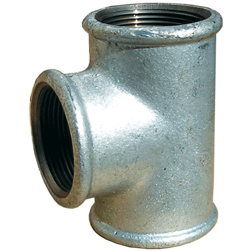 Тройник резьбовой чугунный черный   Ø 2,1/2'' резьба - Ду (65 мм условного прохода трубы)     