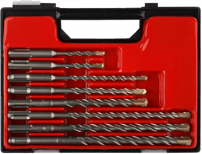 Набор буров SDS-plus по бетону ЗУБР 6 - 12 мм (8 шт.) в боксе.