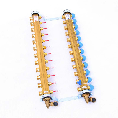 Коллекторная группа 1х 3/4" на 12 контуров с расходомерами HKV/T  WATTS теплый пол