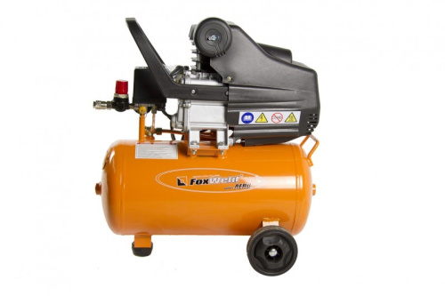 Компрессор AERO 210/24 масляный, коаксиальный 1.5 кВт / 220V 210л/мин,  FOXWELD