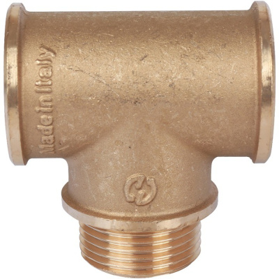 STOUT фитинг Тройник переходной 1 ВНр х 1 НРр х 1 ВНр SFT-0064-000111 латунь 