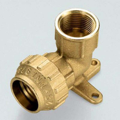 Водорозетка 25 х 3/4"  Внутренняя резьба Латунь для труб ПНД  TIEMME  3400046