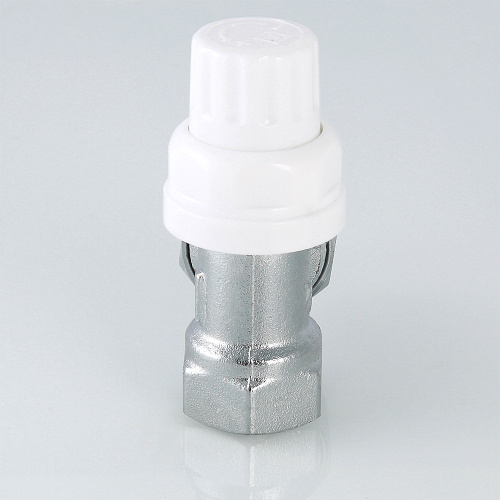 Клапан термостатический для рад. угловой VALTEC 1/2" (с доп. уплотнением) VT.031.NR.04