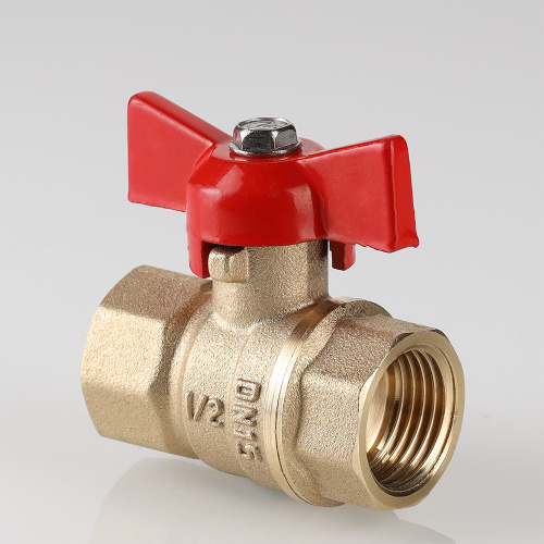 Кран шар. СТАНДАРТ, рукоятка бабочка 1/2", вн.-вн. (PN40) VALTEC VT.122.GN.04