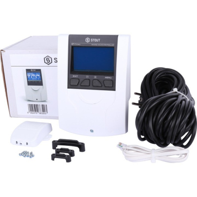 Контроллер для управления работой смесительного клапана i-1 CWU STE-0101-001002 STOUT