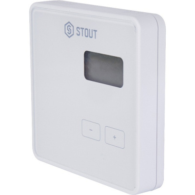 Проводной комнатный регулятор R-9b, белый STE-0101-009001 STOUT