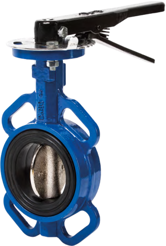 Затвор дисковый поворотный DN 50 GEBO PN 16 корпус, диск (оцинкованный) - чугун - 2838101 