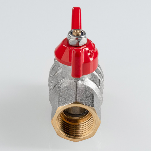 Кран шаровый ГОСТ Р 59553-2021, Бабочка рукоятка 3/4" вн.-нар. VALTEC  VT.418.N.05