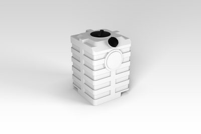 ЕМКОСТЬ УНИВЕРСАЛЬНАЯ  600 литров  (Ширина 785 мм х Длина 805 мм )    Диаметр горловины 120/300 мм