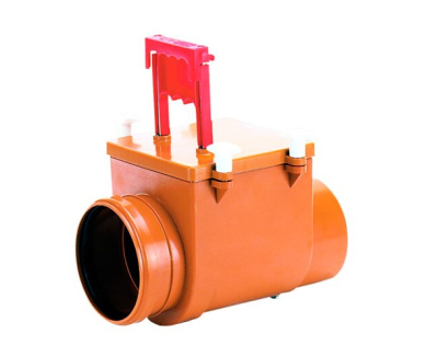 HL 710.1 DN 110 Канализационный затвор с возможностью ручной фиксации заслонки в закрытом положении