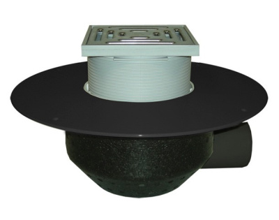 Кровельная воронка,HL64BF/7 DN75  с теплоизоляцией, с корпусом  для FPO мембран, с горизонт. выпуск