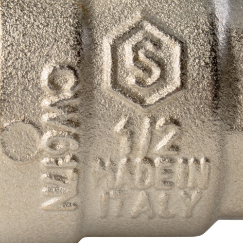 Шаровой кран  полнопроходной 1,1/2" ручка рычаг STOUT резьба внутренняя-наружная