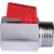 Кран шаровой  МИНИ  3/4" резьба внутренняя - наружная STOUT SVB-0022-000020