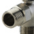 Кран шаровой  угловой  1/2"x1/2" резьба наружная - наружная STOUT SVB-0059-001212
