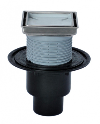 HL 310N-3020 DN 50/75/110 Трап для внутр помещений с надставным элементом для керамич плитки