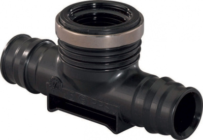 Тройник Q&E Внутренняя резьбой 16 х 1/2" UPONOR, PE-Xa Q&E  PPSU Штуцер