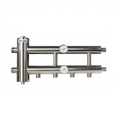 Коллектор с гидрострелкой 120 кВт 2+1 контур 1,1/2х1 GSK 40-2.1 AISI 304 ПроксиТерм