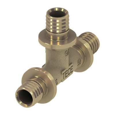 TECEflex Тройник латунный 90°, 40 x 40 x 40,  760040