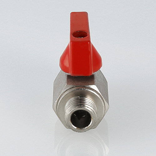 Мини кран наружная резьба  дренажный 1/4" со штуцером VALTEC