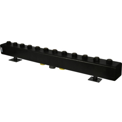 Стальной распределительный коллектор   6 отопительных контура DN 32 в изоляции SDG-0016-005006 STOUT