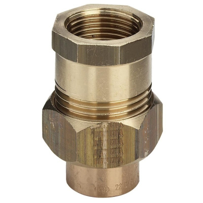 Сгон прямой медь пайка Внутренняя резьба 18x3/4''  VIEGA